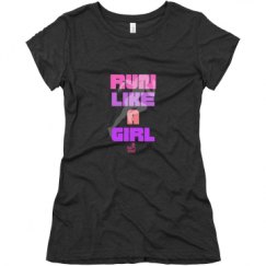 Ladies Slim Fit Super Soft Triblend Tee