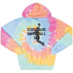 Unisex Tie-Dye Fleece Hoodie