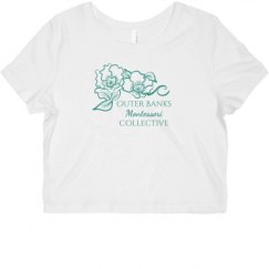 Ladies Slim Fit Crop Top Tee