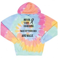 Unisex Tie-Dye Fleece Hoodie