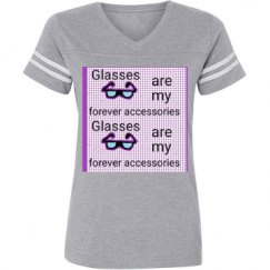 Ladies Relaxed Fit Vintage Sports Tee