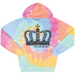 Unisex Tie-Dye Fleece Hoodie