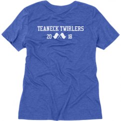 Ladies Relaxed Fit Super Soft Triblend V-Neck Tee