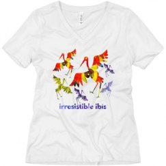 Ladies Relaxed Fit V-Neck Tee