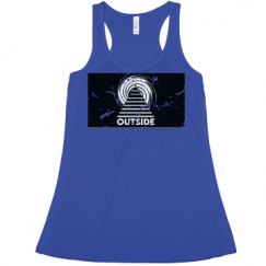 Ladies Flowy Racerback Tank