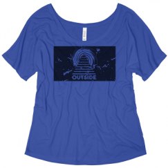 Ladies Flowy Slouchy Tee