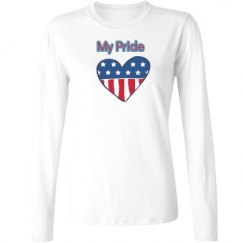 Ladies Relaxed Fit Basic Long Sleeve Tee