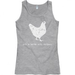 Ladies Semi-Fitted Basic Promo Tank