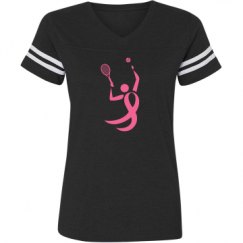 Ladies Relaxed Fit Vintage Sports Tee