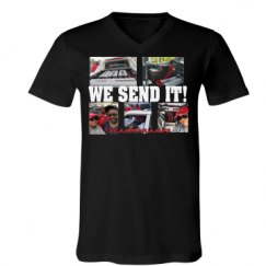 Unisex V-Neck Jersey Tee