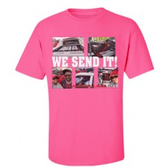 Unisex Ultra Cotton Safety Neon Crewneck Tee