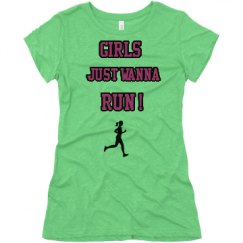 Ladies Slim Fit Super Soft Triblend Tee