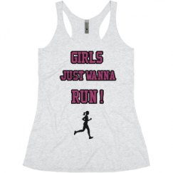 Ladies Slim Fit Super Soft Racerback Triblend Tank