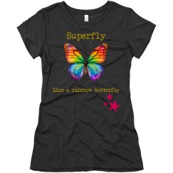 Superfly butterfly tshirt