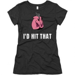 Ladies Slim Fit Super Soft Triblend Tee