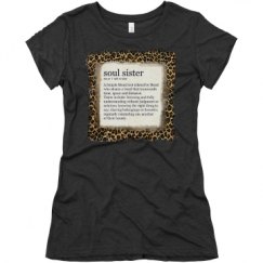 Ladies Slim Fit Super Soft Triblend Tee