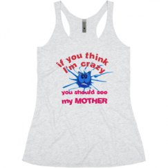 Ladies Slim Fit Super Soft Racerback Triblend Tank