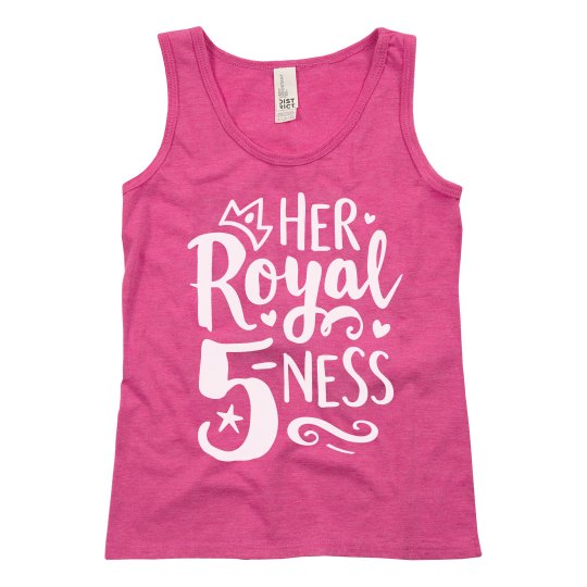 5th birthday princess shirt