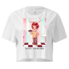 Ladies Festival Cali Crop Top Tee