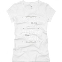 Ladies Slim Fit Basic Promo Jersey Tee