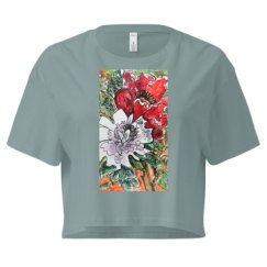 Ladies Festival Cali Crop Top Tee