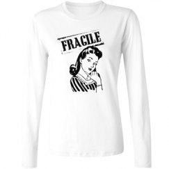 Ladies Relaxed Fit Basic Long Sleeve Tee