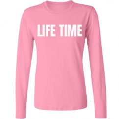 Ladies Relaxed Fit Basic Long Sleeve Tee