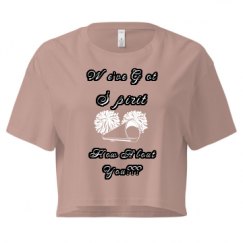 Ladies Festival Cali Crop Top Tee