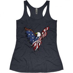 Ladies Slim Fit Super Soft Racerback Triblend Tank