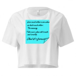 Ladies Festival Cali Crop Top Tee