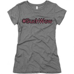 Ladies Slim Fit Super Soft Triblend Tee