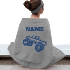 Monster Truck Blanket - personalized