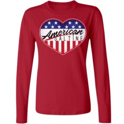 Ladies Relaxed Fit Basic Long Sleeve Tee