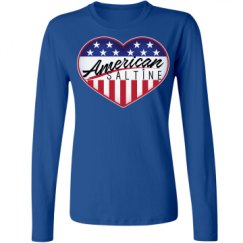 Ladies Relaxed Fit Basic Long Sleeve Tee