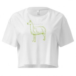 Ladies Festival Cali Crop Top Tee