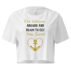 Ladies Festival Cali Crop Top Tee