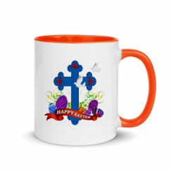 11oz Ceramic Mug with Color Inside