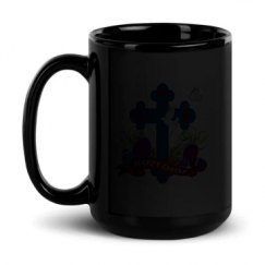 15oz Black Glossy Mug