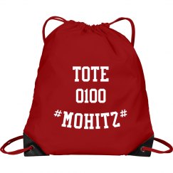 MOHITZ TOTE BAG (RED & WHITE)