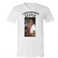 Unisex V-Neck Jersey Tee