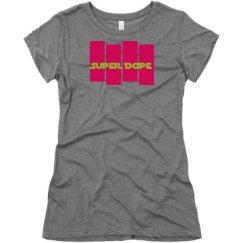 Ladies Slim Fit Super Soft Triblend Tee
