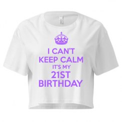 Ladies Festival Cali Crop Top Tee