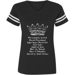 Ladies Relaxed Fit Vintage Sports Tee