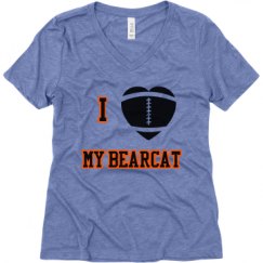 Ladies Relaxed Fit Super Soft Triblend V-Neck Tee