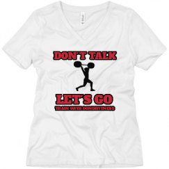 Ladies Relaxed Fit V-Neck Tee