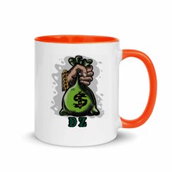 11oz Ceramic Mug with Color Inside