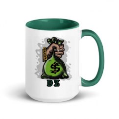 15oz Ceramic Mug with Color Inside