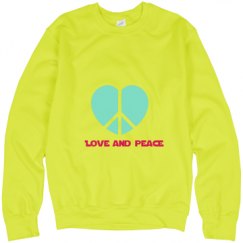 Unisex Neon Crewneck Sweatshirt