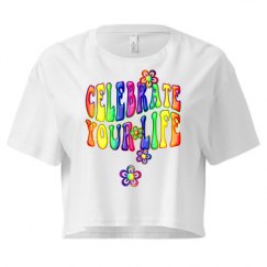 Ladies Festival Cali Crop Top Tee