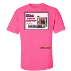 Unisex Ultra Cotton Safety Neon Crewneck Tee